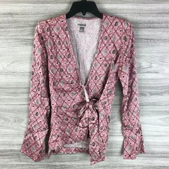 Chelsea28 Side Tie Printed Top Size XS - Picture 2 of 7